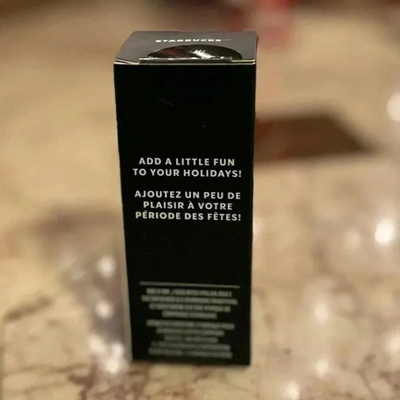 NEW Starbucks Holiday 2023 Poinsettia Red Prism Mini Tumbler Ornament Keychain - Picture 3 of 3